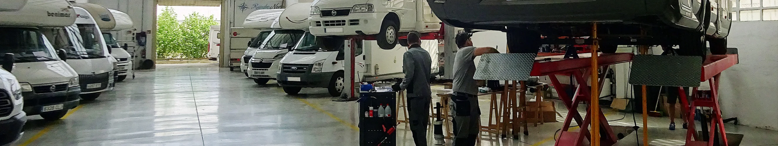 Taller especializado en autocaravanas, caravanas y campers.